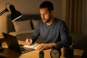 Routine serali per aumentare la produttività personale: un’abitudine semplice spesso sottovalutata