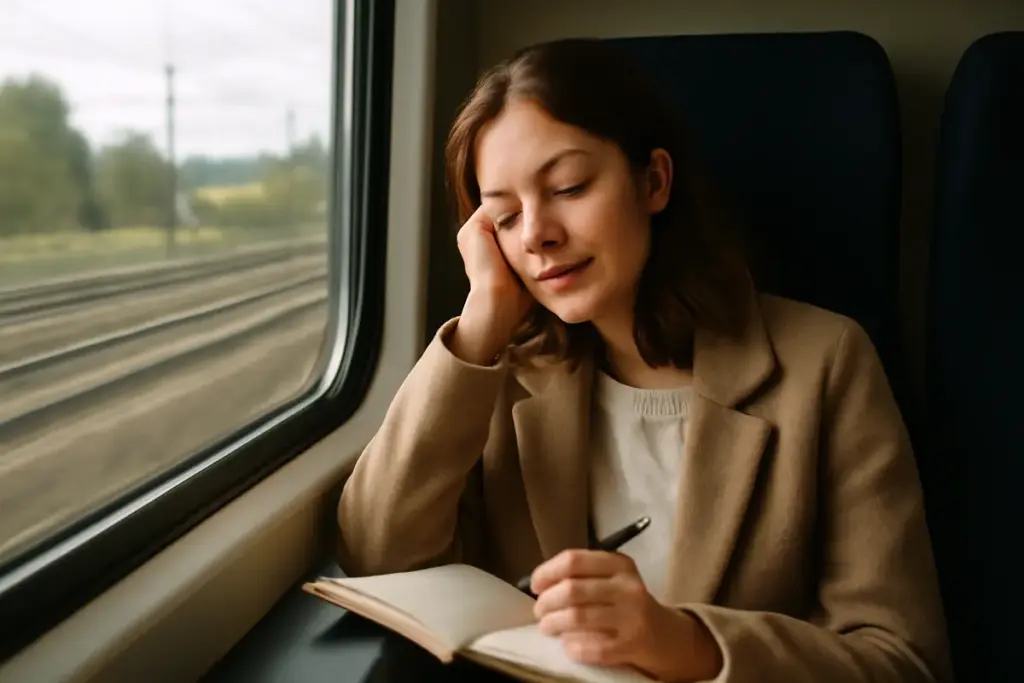 Perché viaggiare in treno può far bene alla mente? Il ritmo lento che favorisce riflessione e nuove idee