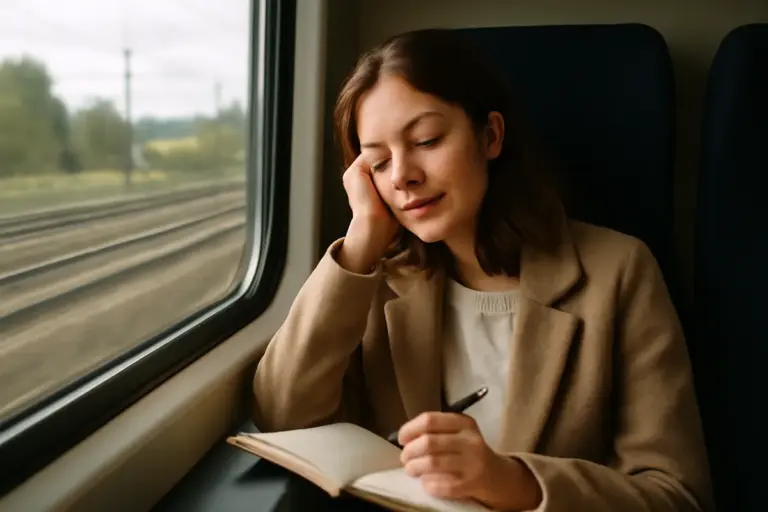 Perché viaggiare in treno può far bene alla mente? Il ritmo lento che favorisce riflessione e nuove idee